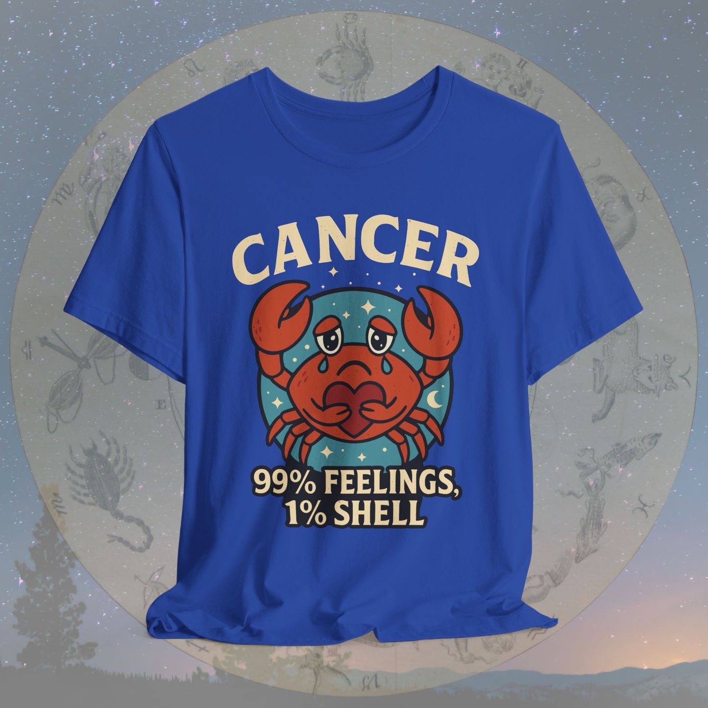 Emotional Cancer Zodiac T-Shirt