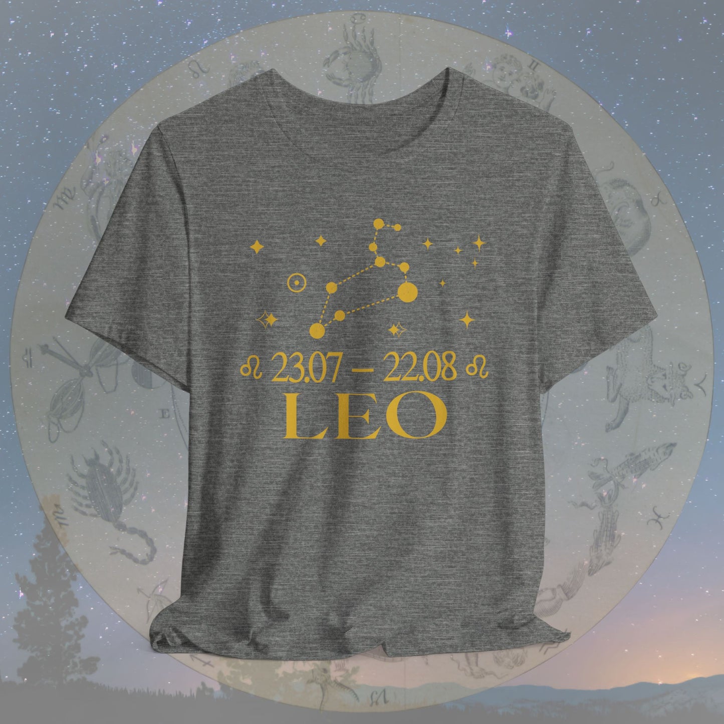 Leo Star Constellation Zodiac T-Shirt