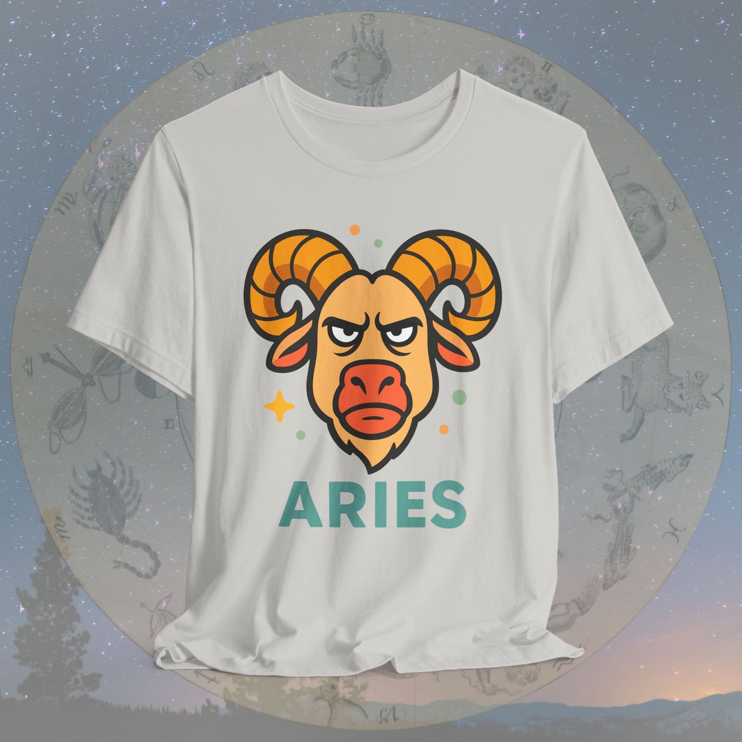 Determined Aries Zodiac Sign T-Shirt