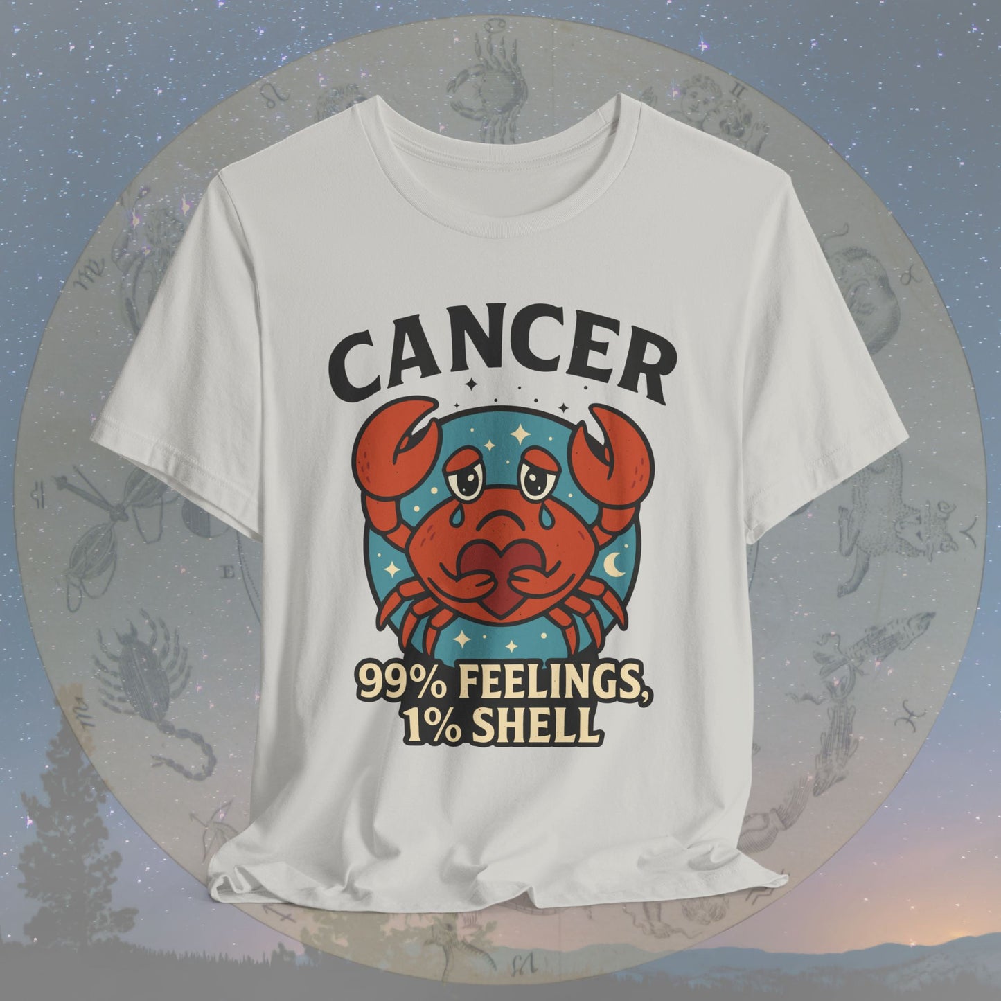 Emotional Cancer Zodiac T-Shirt