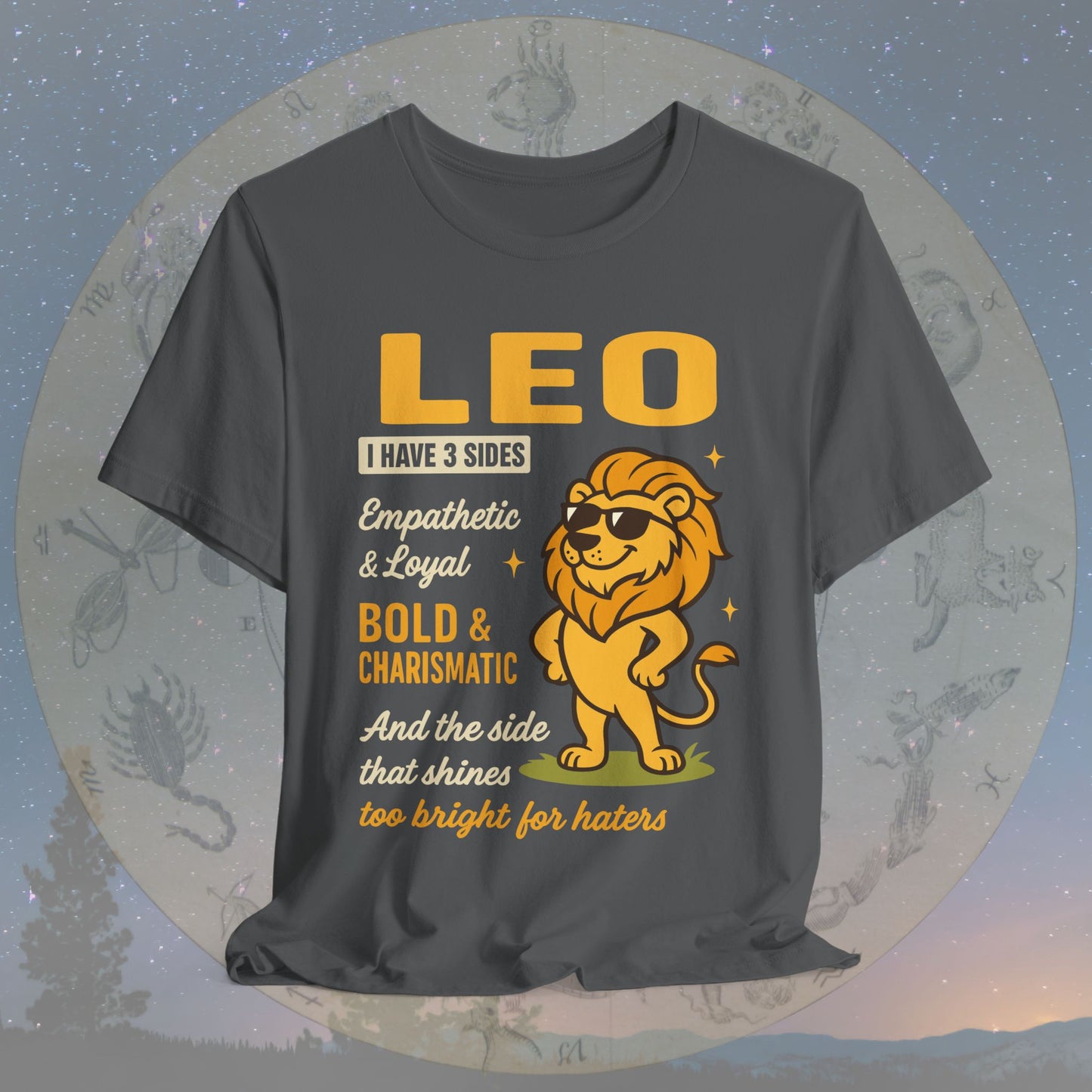 I Have 3 Sides – Shining Confidence Leo T-Shirt