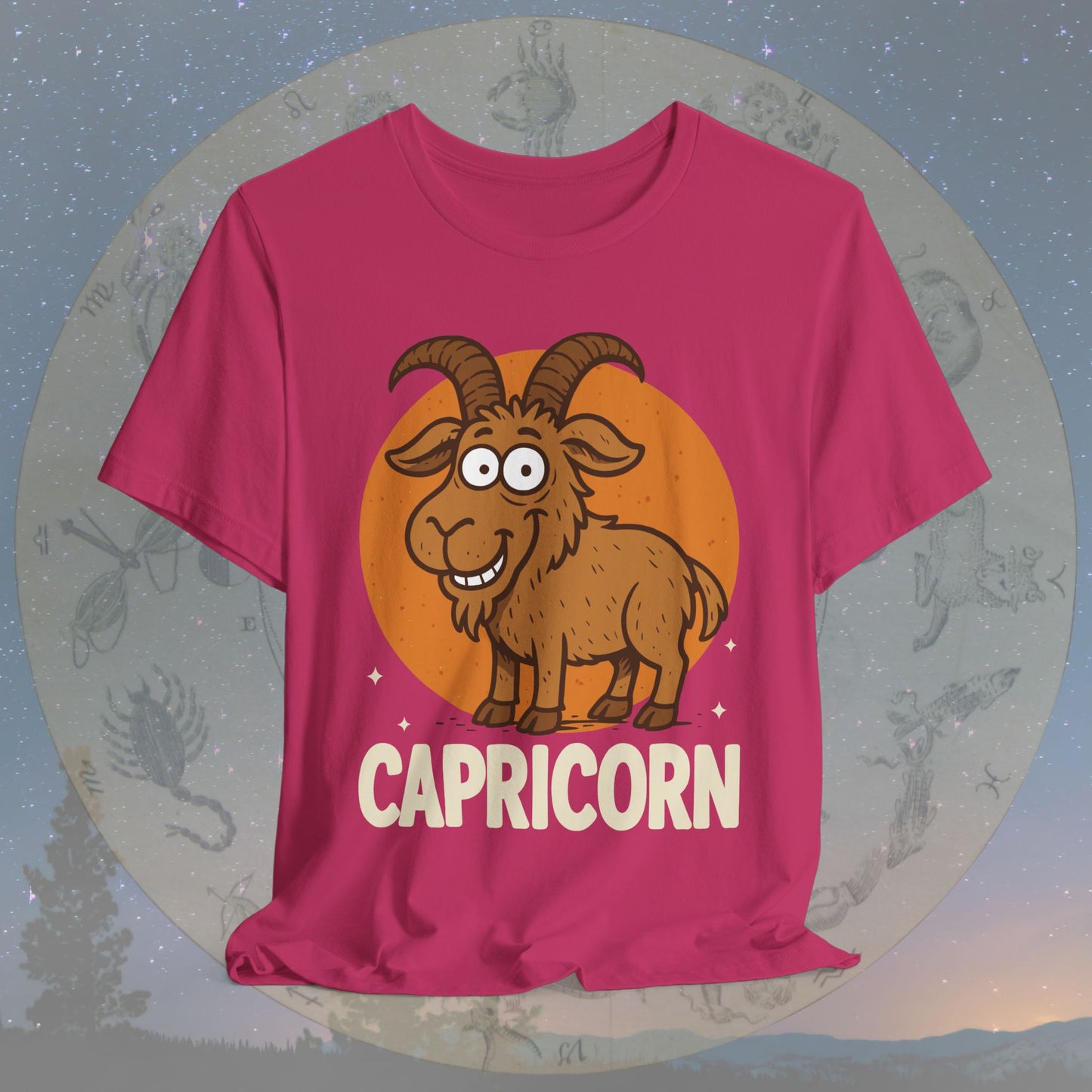Funny Kawaii Capricorn Zodiac Sign T-Shirt