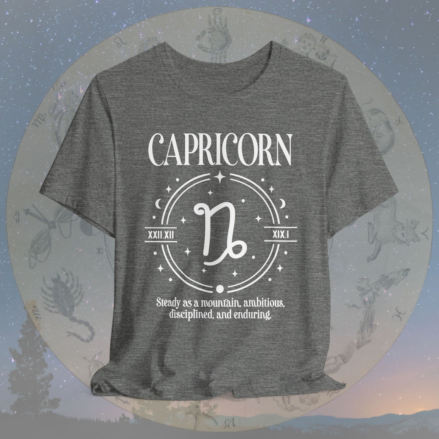 Classic Capricorn Zodiac Sign T-Shirt