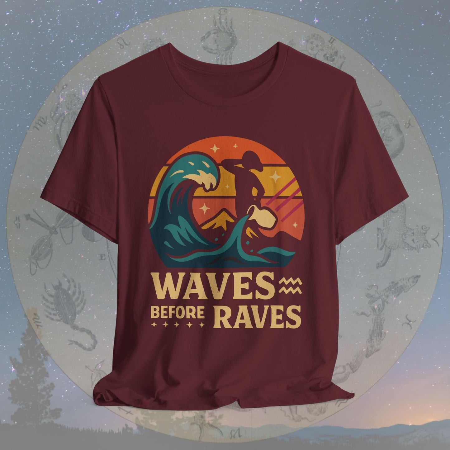 Aquarius Waves Before Raves T-Shirt