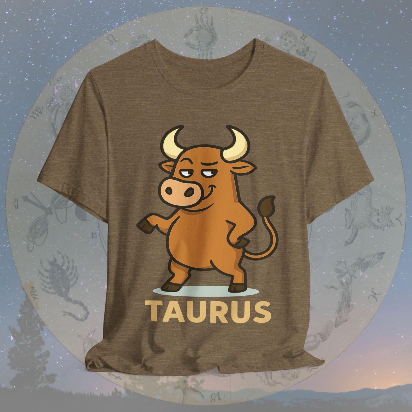 Playful Taurus Zodiac Sign T-Shirt