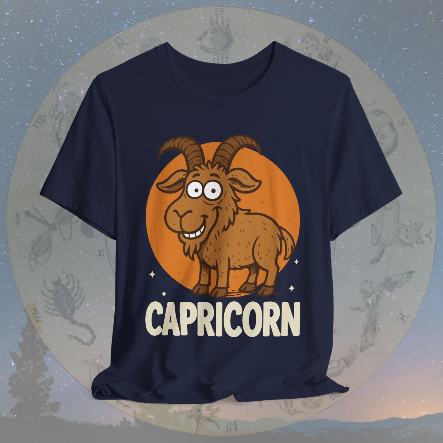 Funny Kawaii Capricorn Zodiac Sign T-Shirt