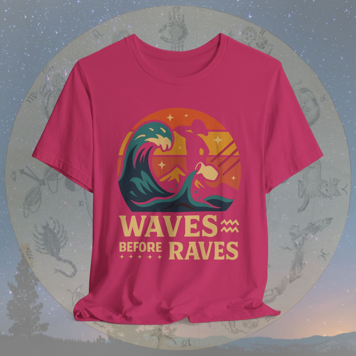 Aquarius Waves Before Raves T-Shirt