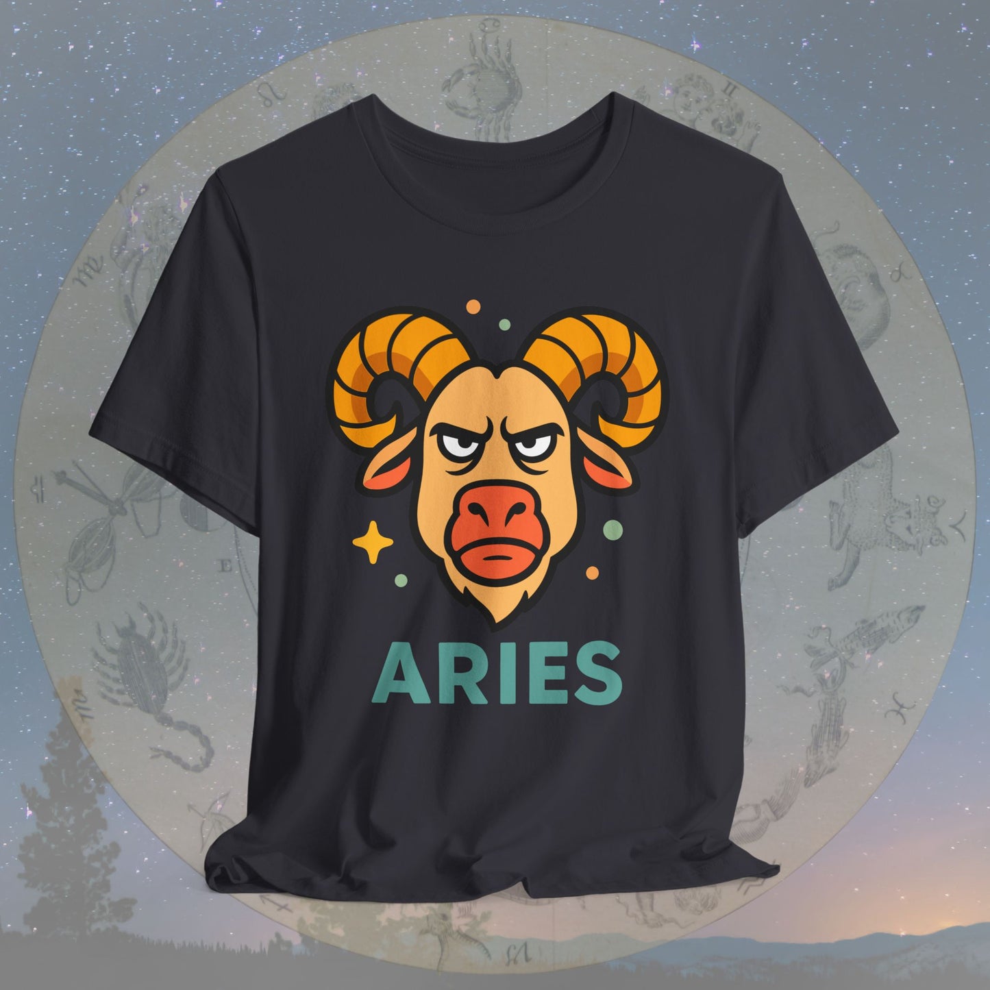 Determined Aries Zodiac Sign T-Shirt