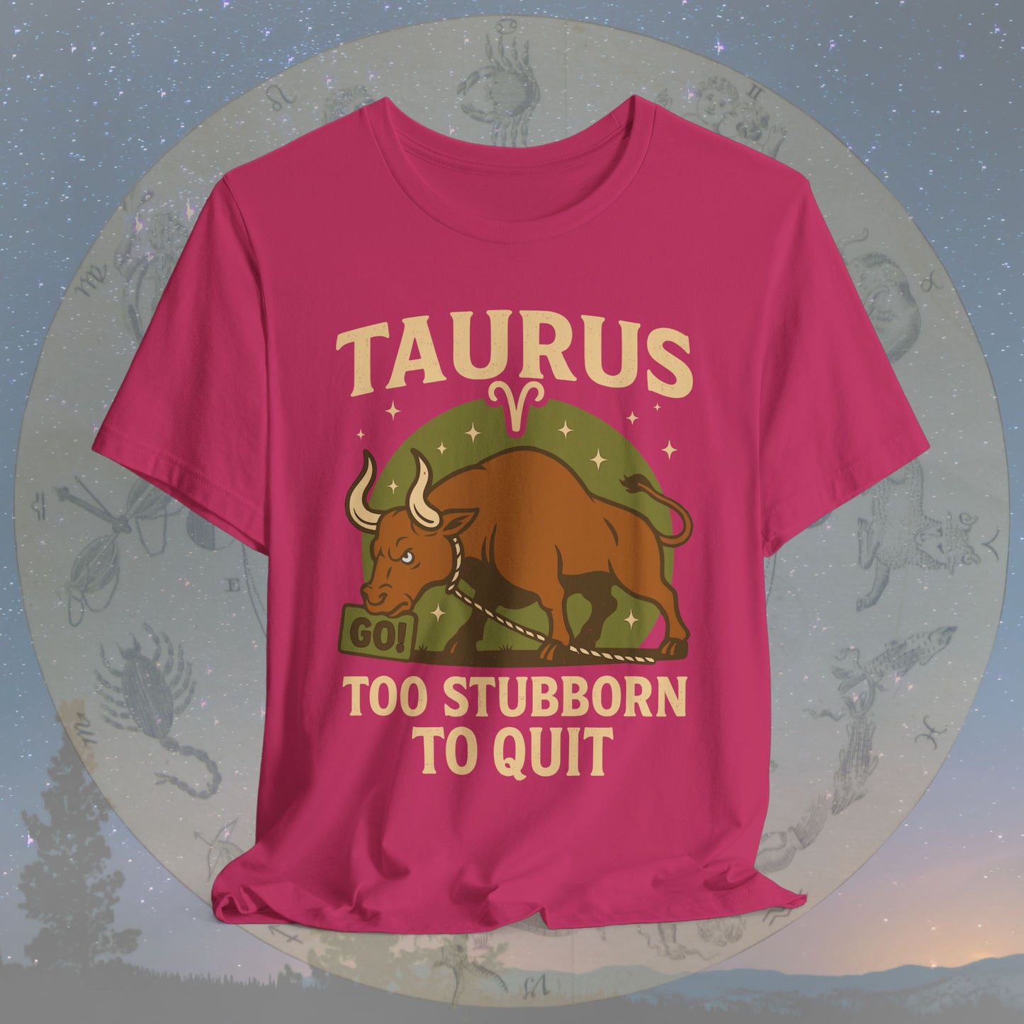 Funny Taurus Stubborn Spirit T-Shirt