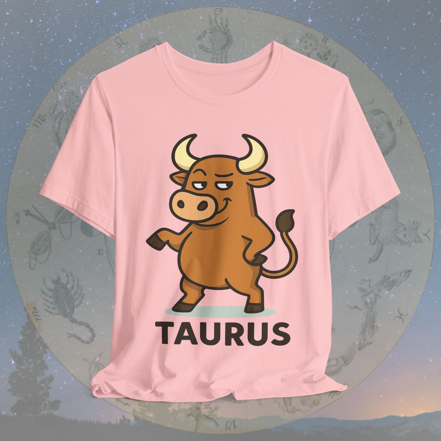 Playful Taurus Zodiac Sign T-Shirt