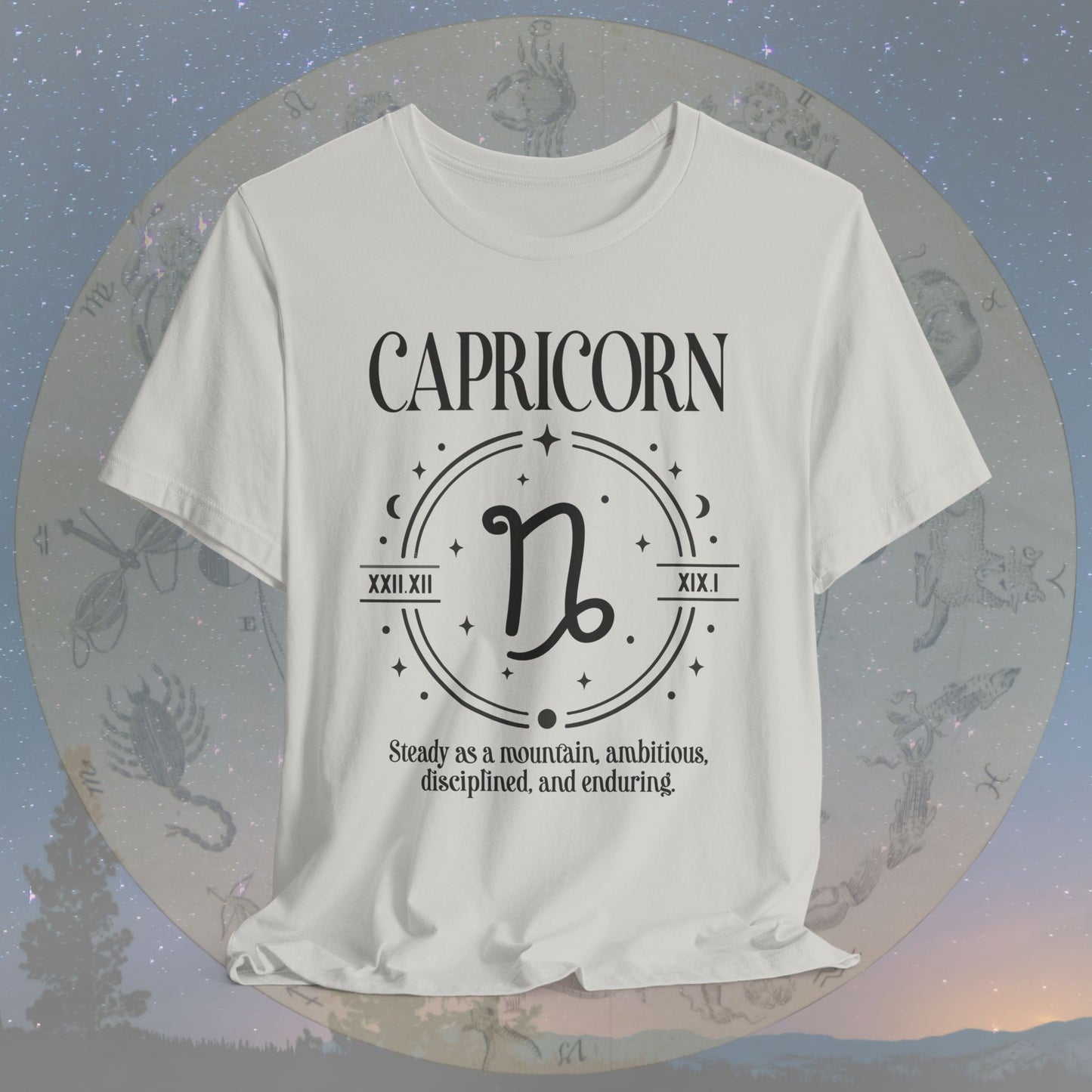 Classic Capricorn Zodiac Sign T-Shirt
