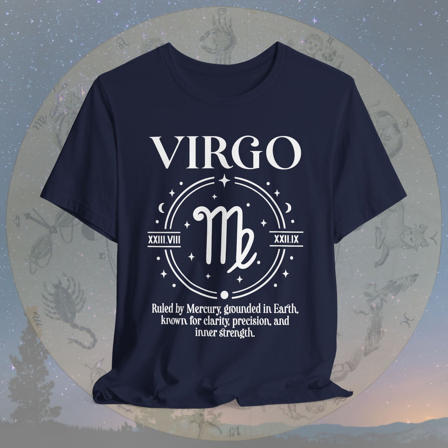 Classic Virgo Zodiac Sign T-Shirt