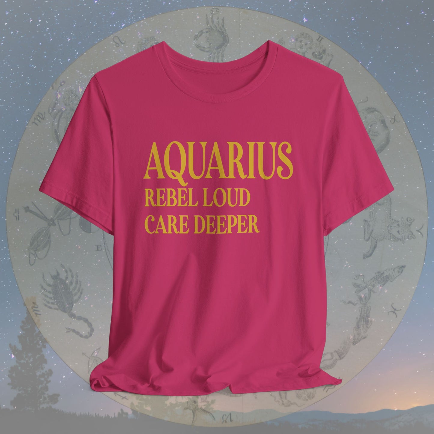 Aquarius Rebel Heart T-Shirt