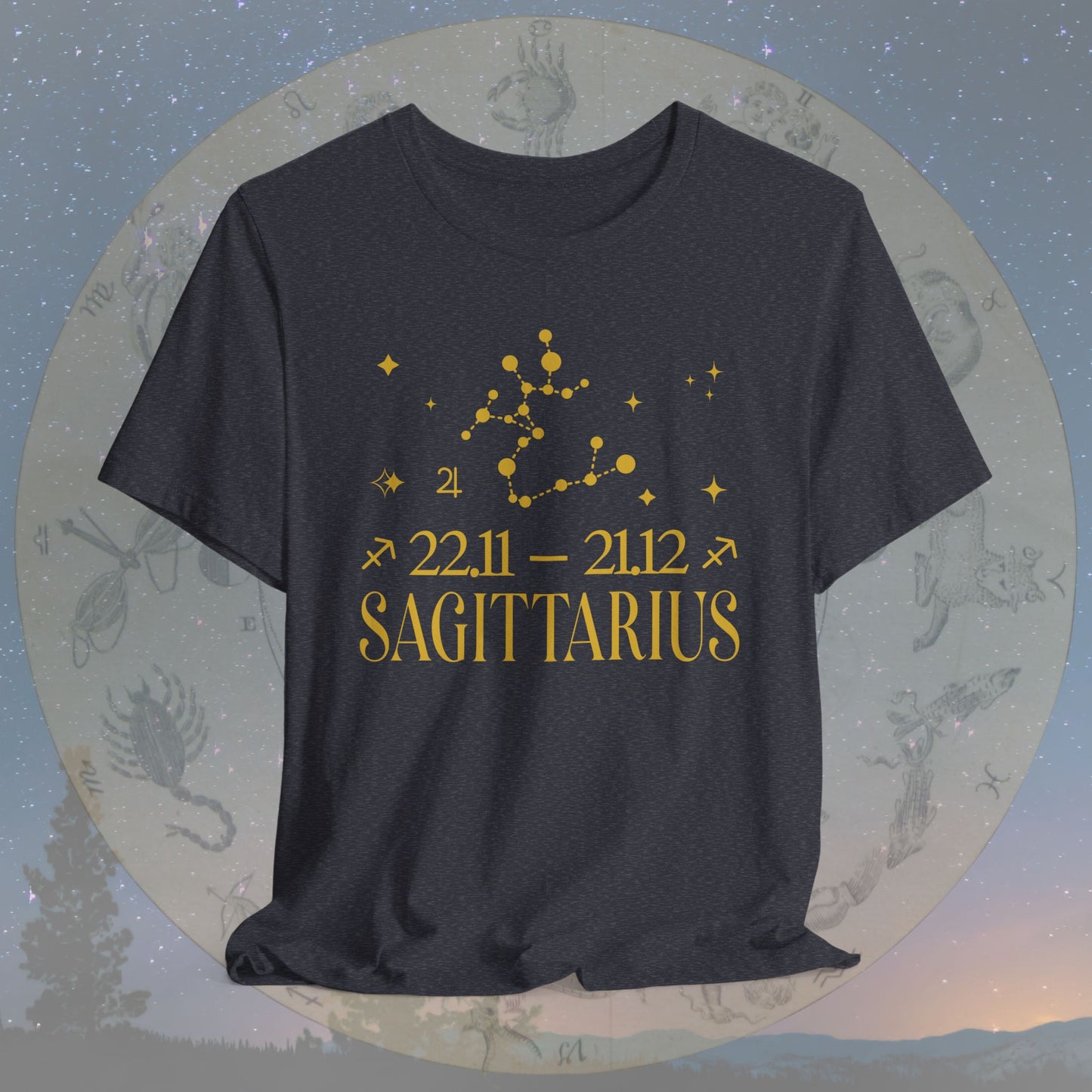 Sagittarius Star Constellation Zodiac T-Shirt