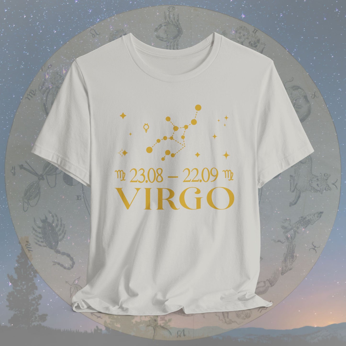 Virgo Star Constellation Zodiac T-Shirt