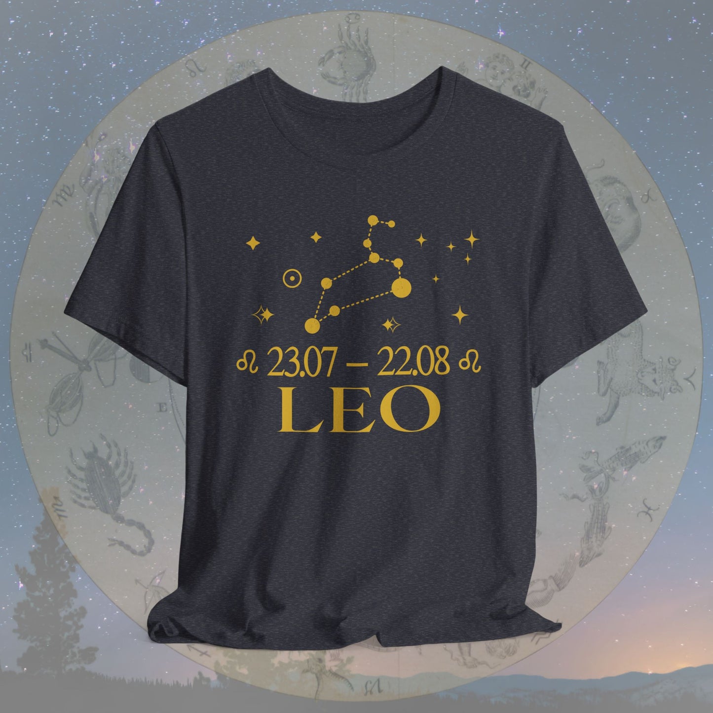 Leo Star Constellation Zodiac T-Shirt
