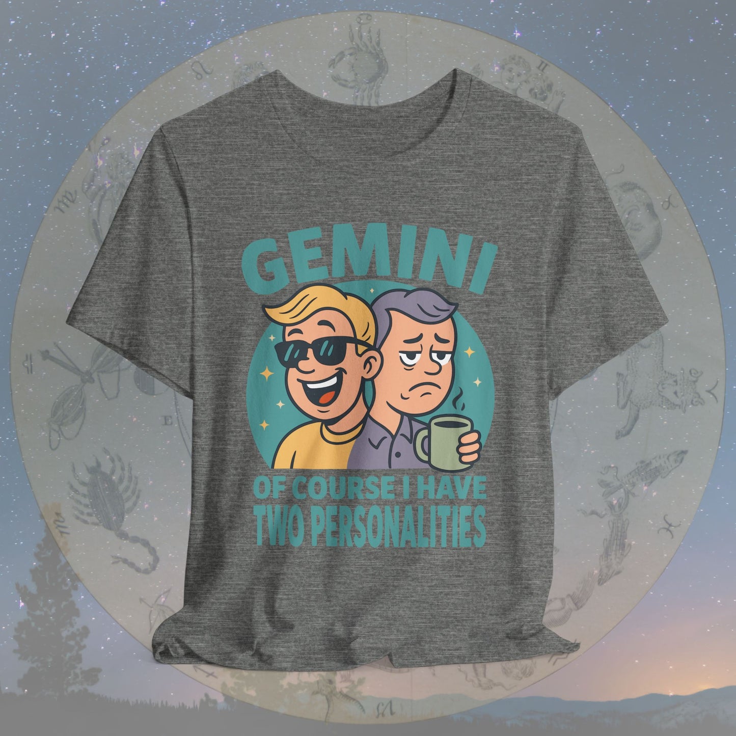 Funny Gemini Two Personalities T-Shirt
