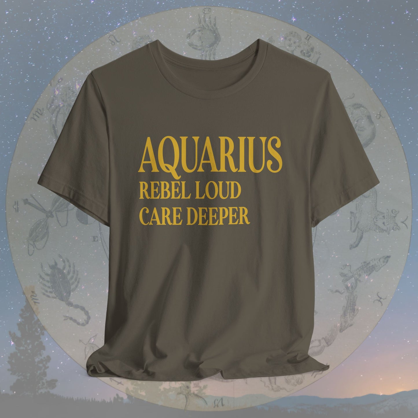 Aquarius Rebel Heart T-Shirt