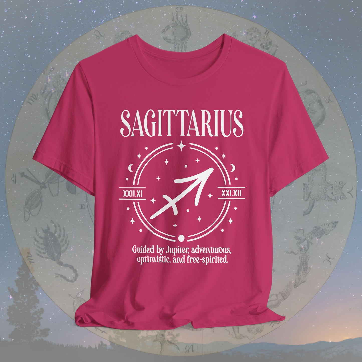Classic Sagittarius Zodiac Sign T-Shirt