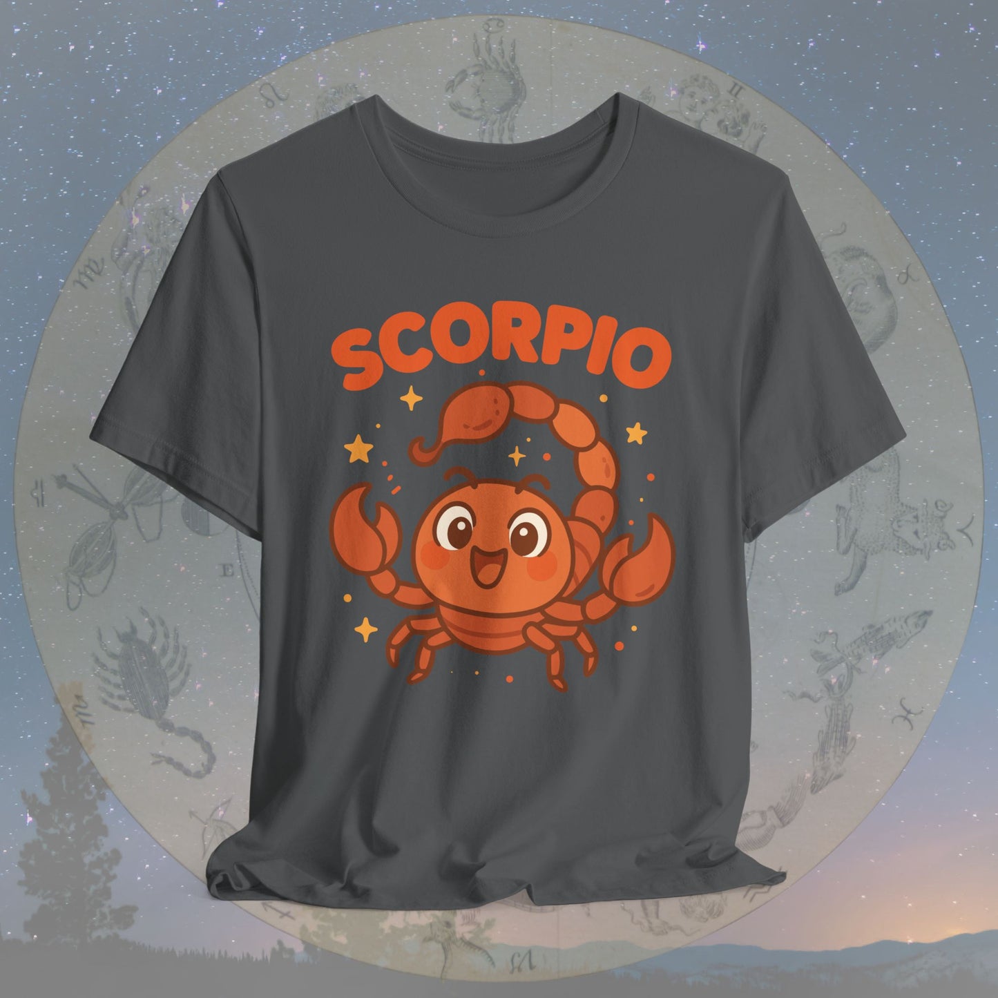 Kawaii Brave Scorpio Zodiac Sign T-Shirt