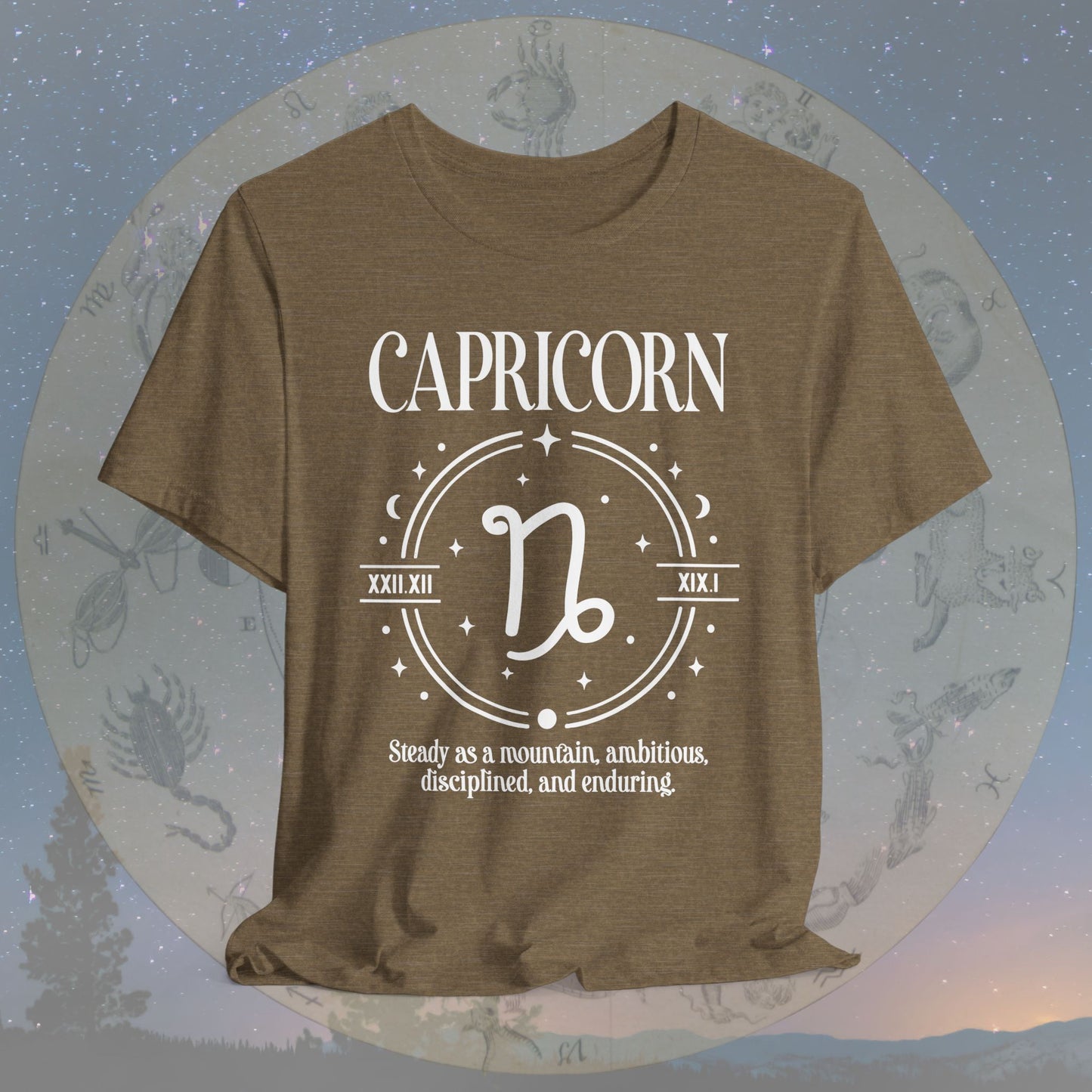 Classic Capricorn Zodiac Sign T-Shirt