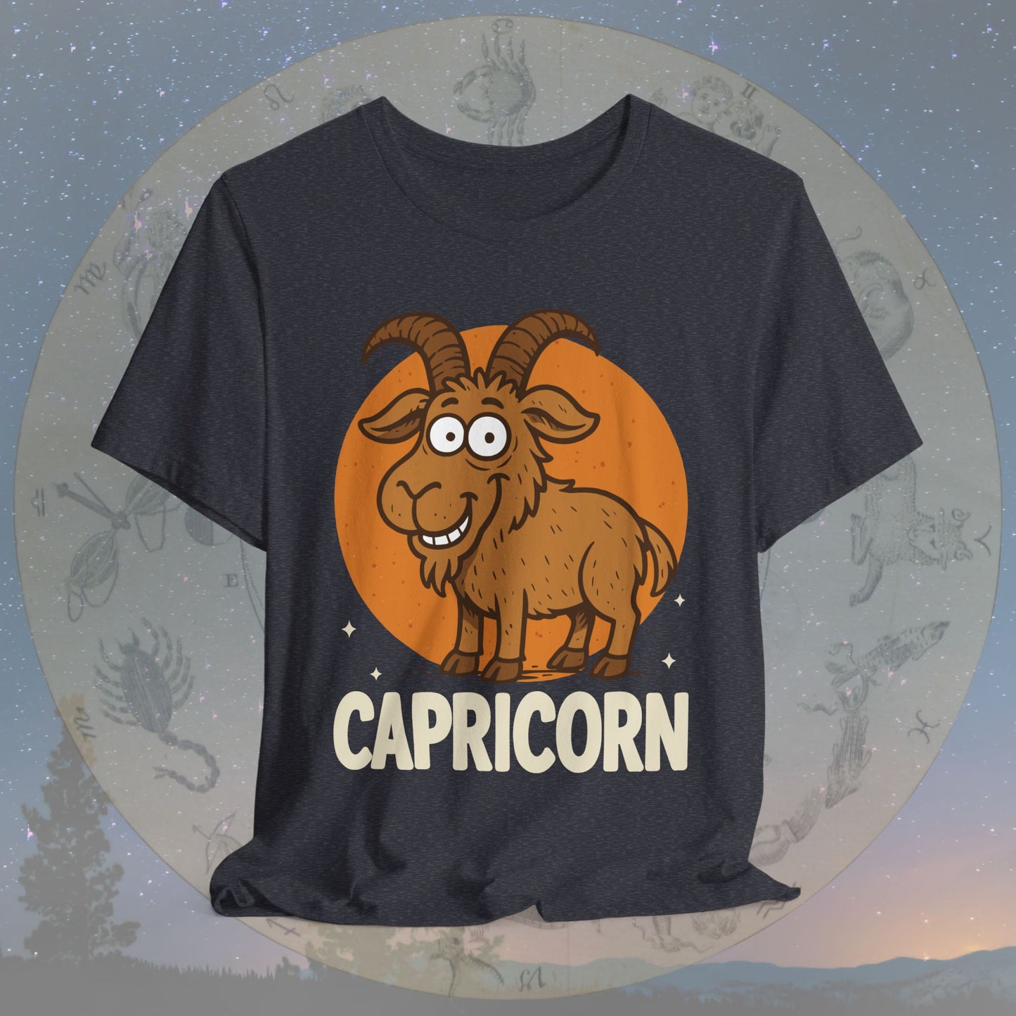Funny Kawaii Capricorn Zodiac Sign T-Shirt
