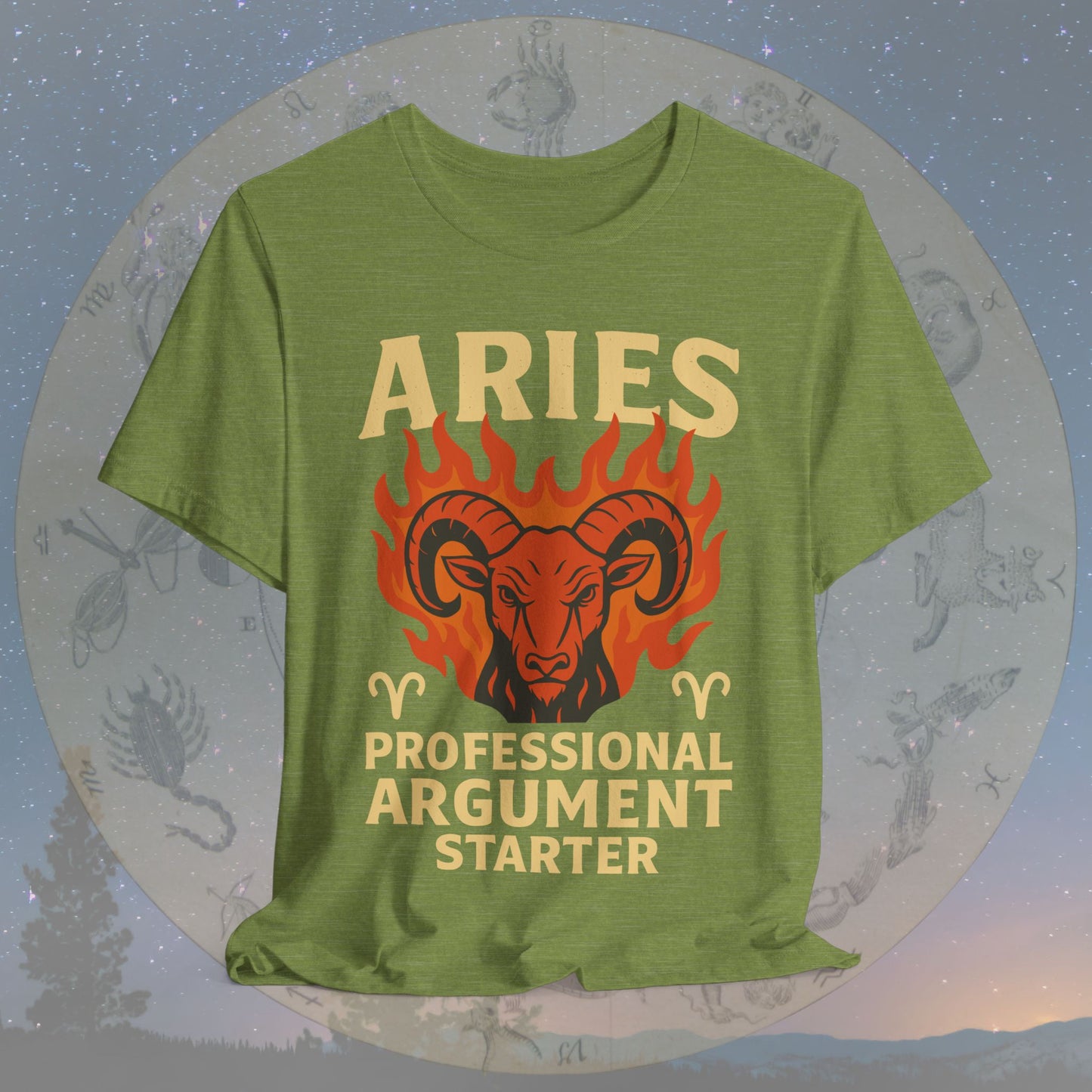 Aries Argument Starter Zodiac Sign T-Shirt