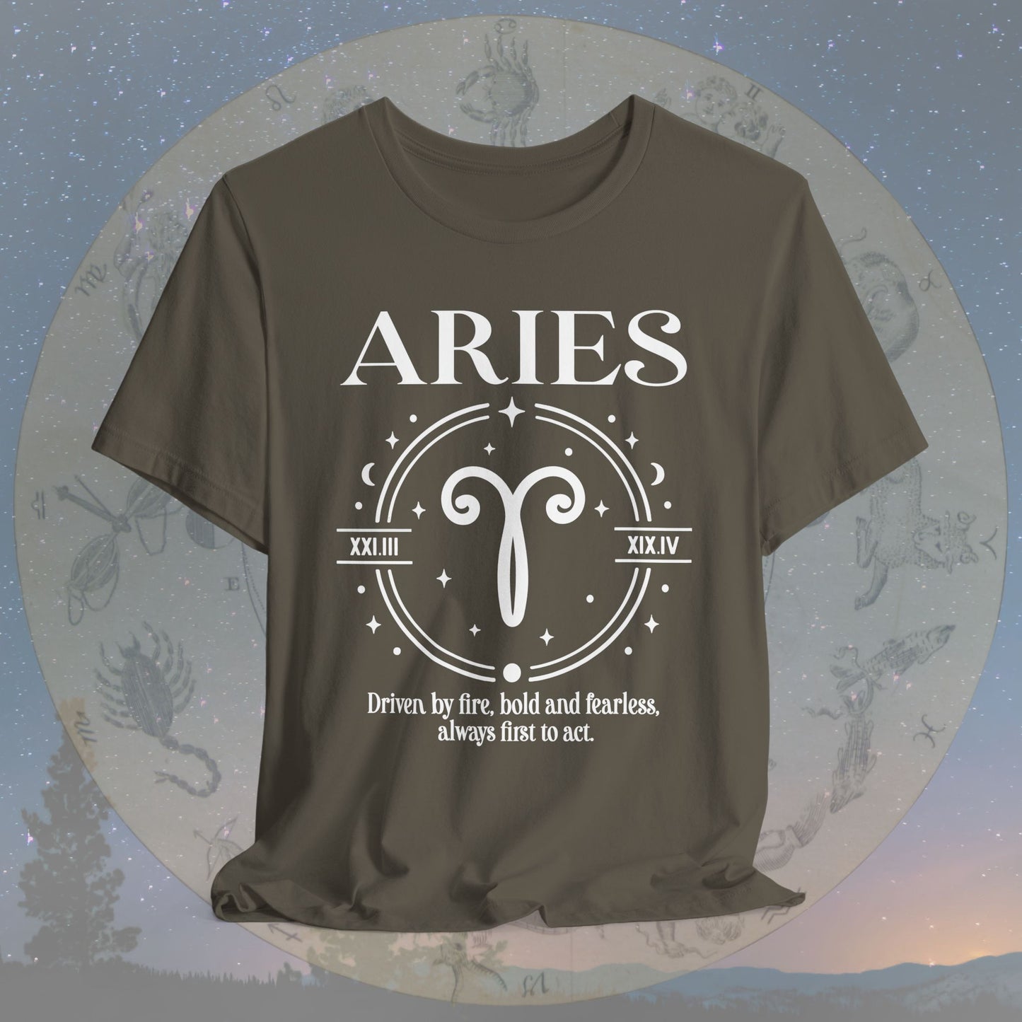 Classic Aries Zodiac Sign T-Shirt
