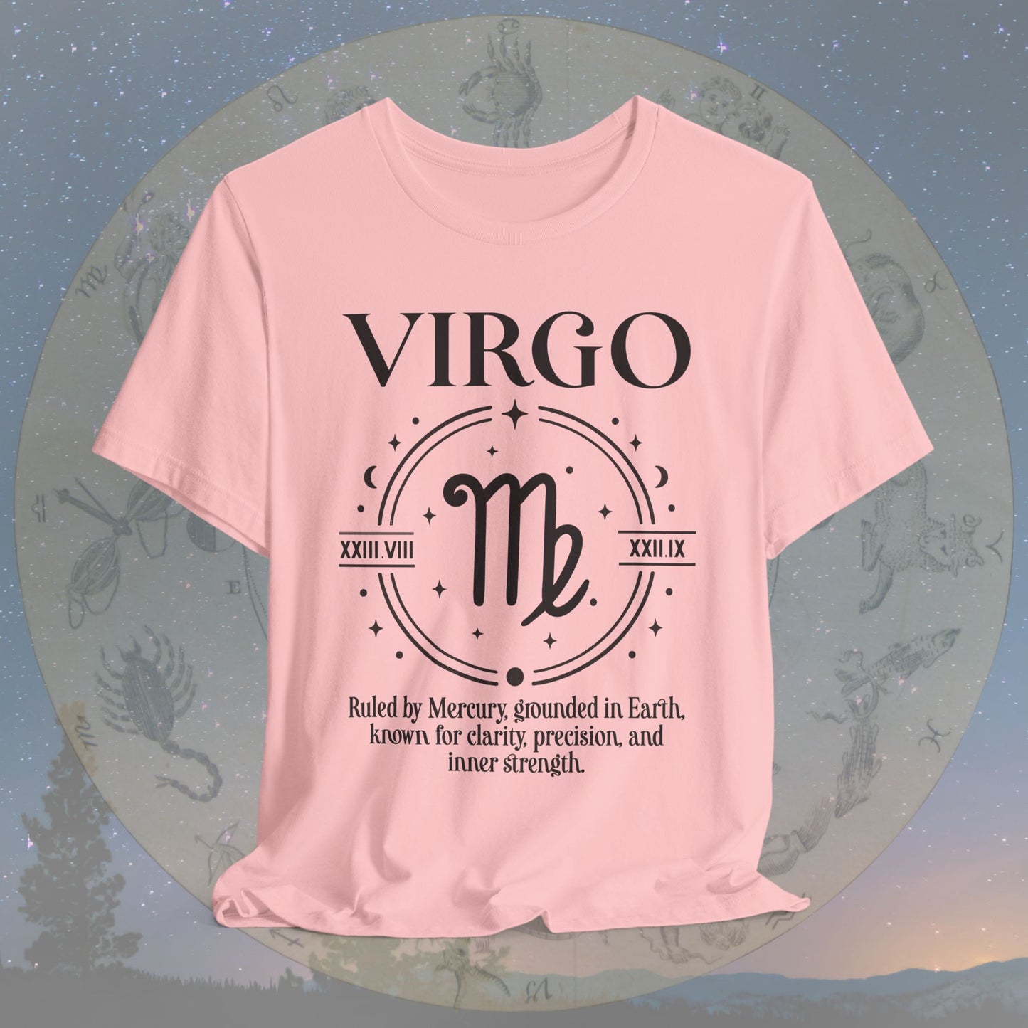 Classic Virgo Zodiac Sign T-Shirt