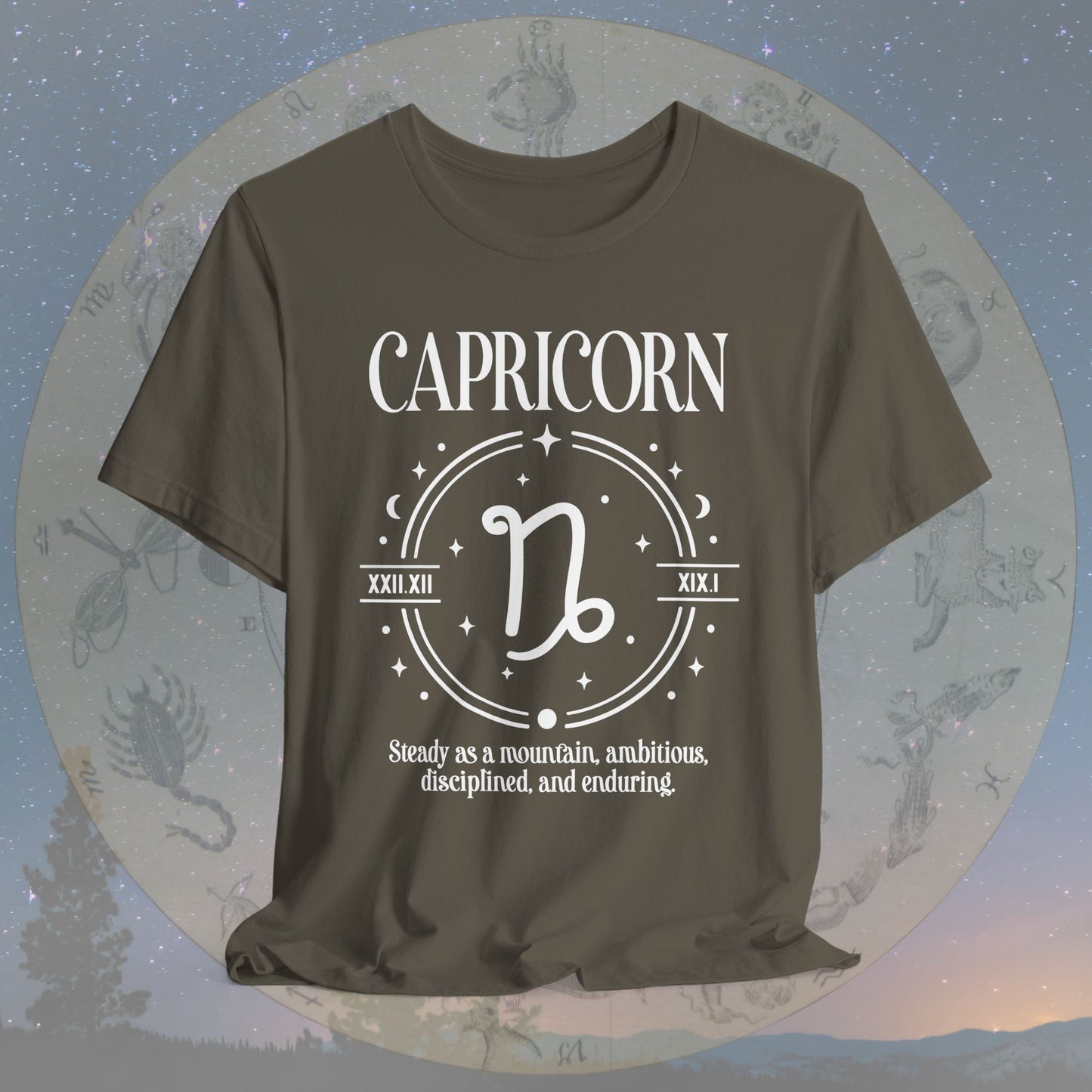 Classic Capricorn Zodiac Sign T-Shirt