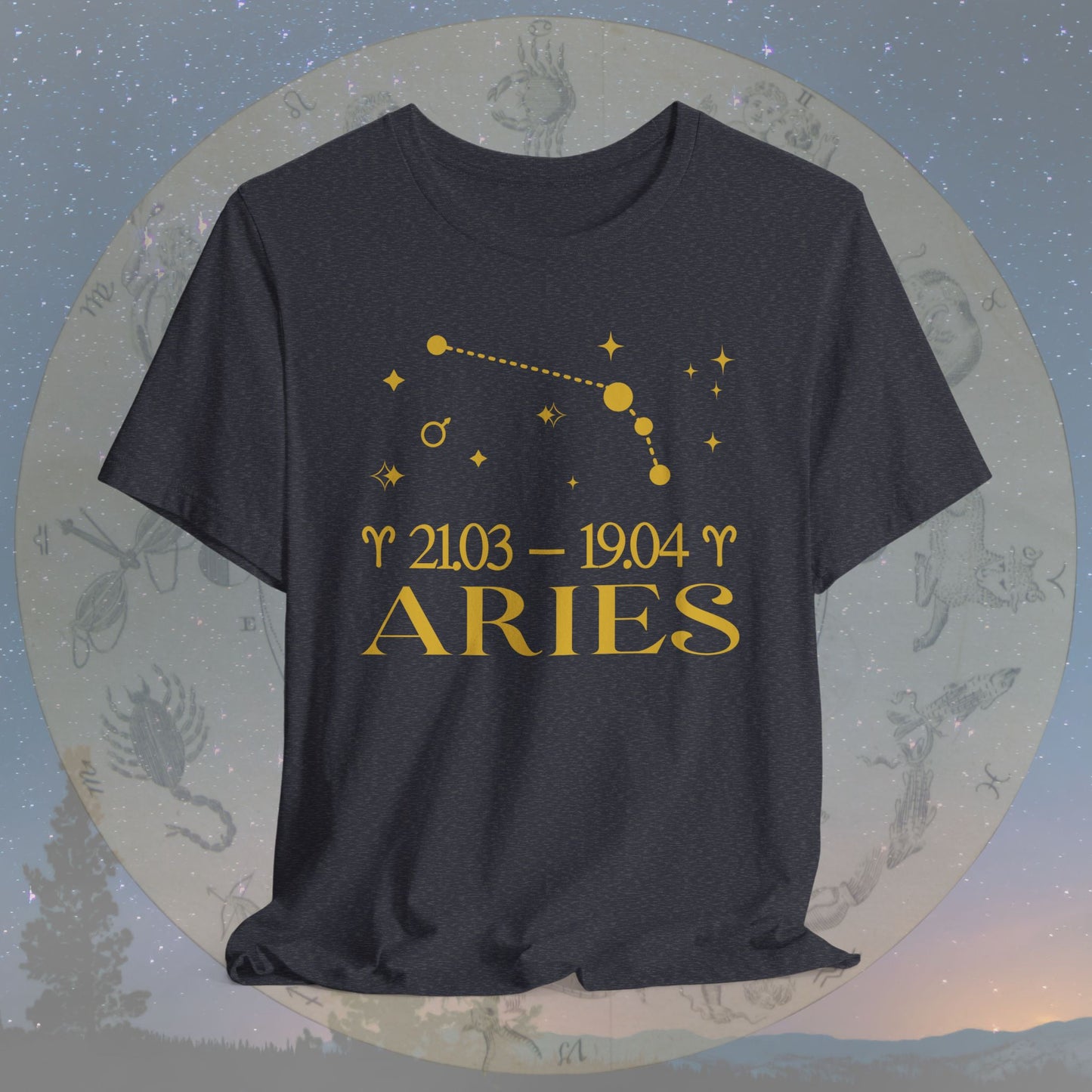 Aries Star Constellation Zodiac T-Shirt