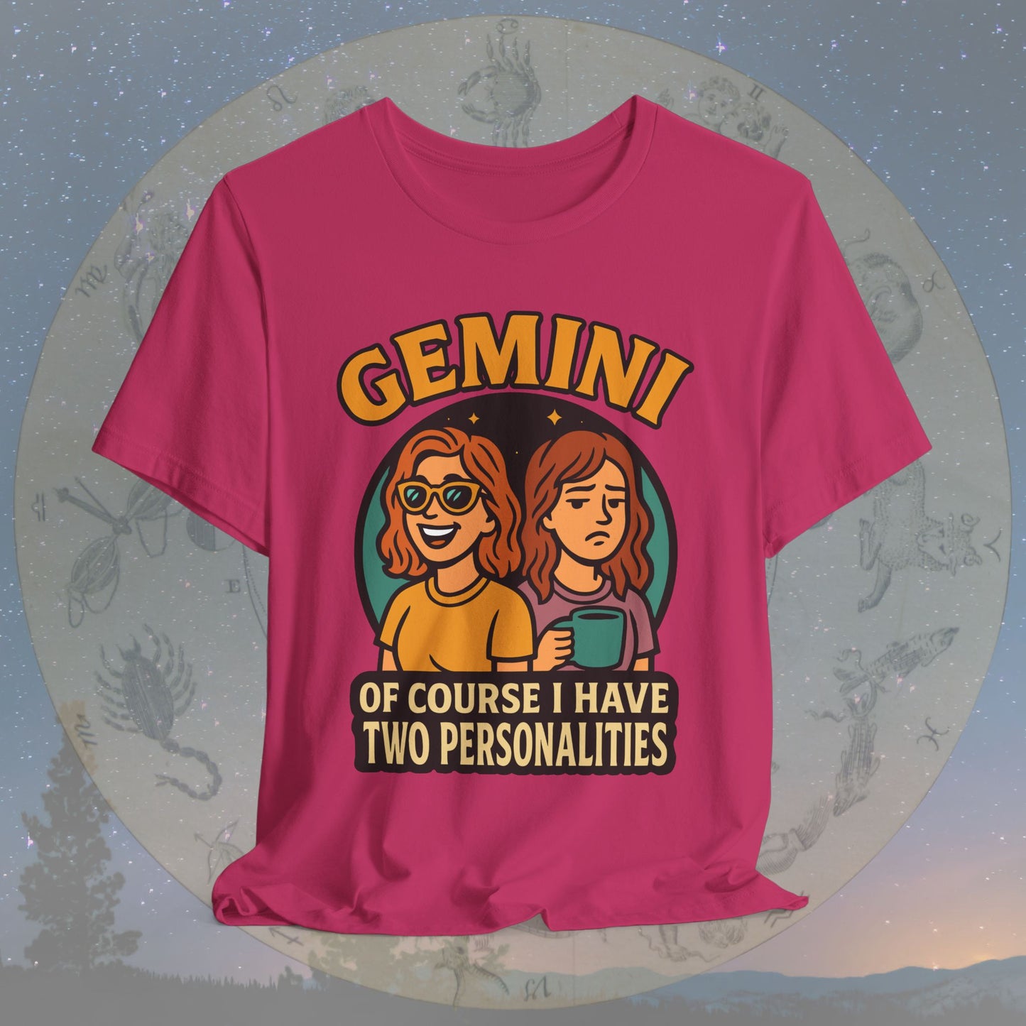 Playful Gemini Two Sides T-Shirt