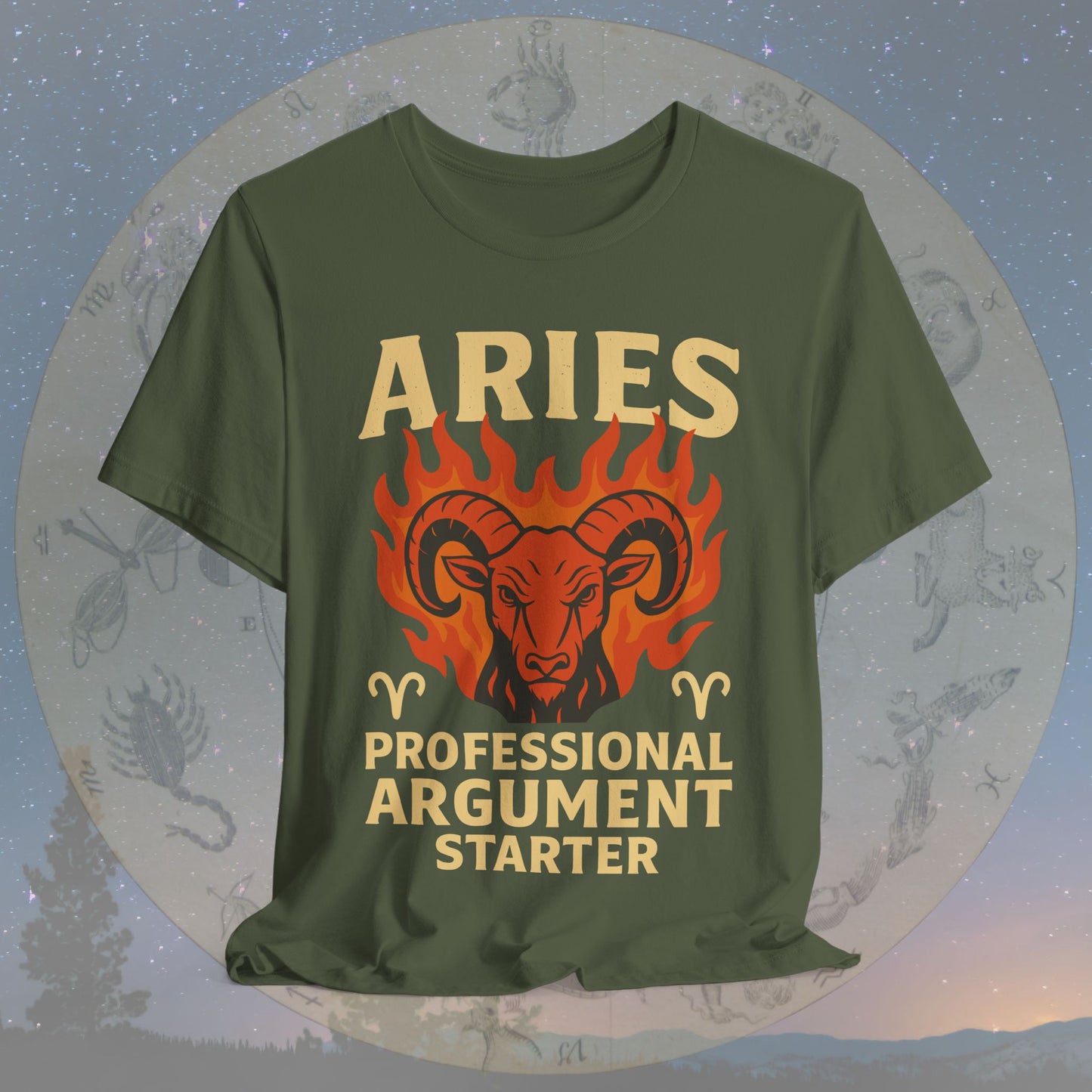 Aries Argument Starter Zodiac Sign T-Shirt