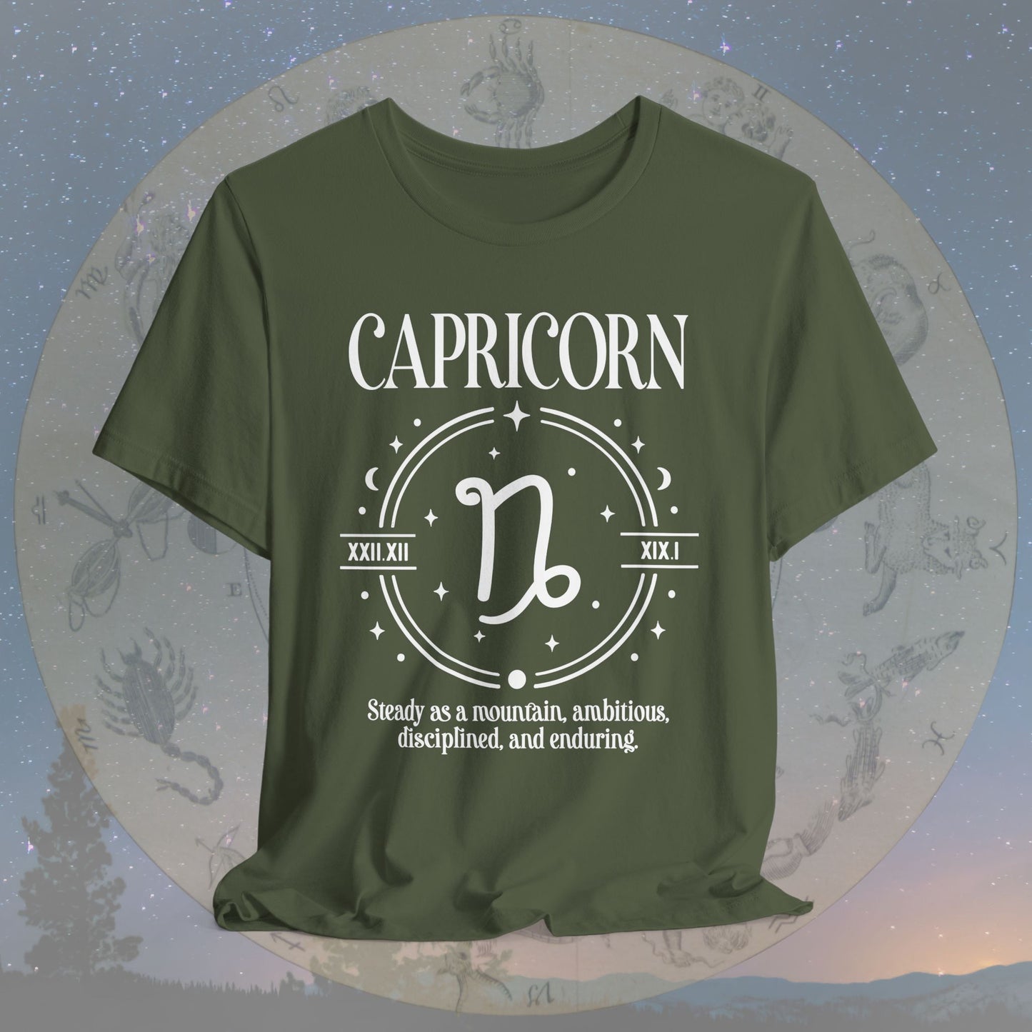 Classic Capricorn Zodiac Sign T-Shirt