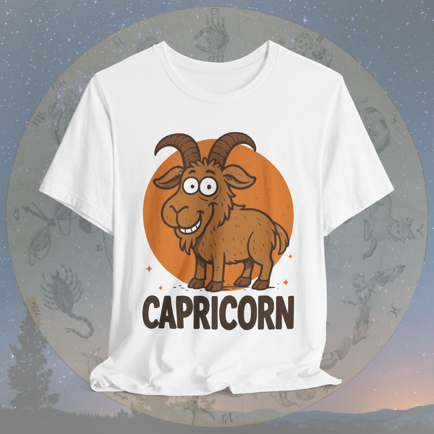 Funny Kawaii Capricorn Zodiac Sign T-Shirt