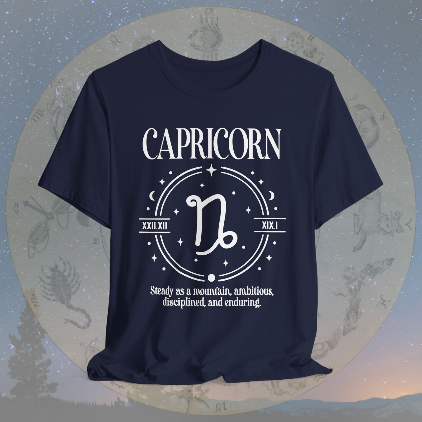 Classic Capricorn Zodiac Sign T-Shirt