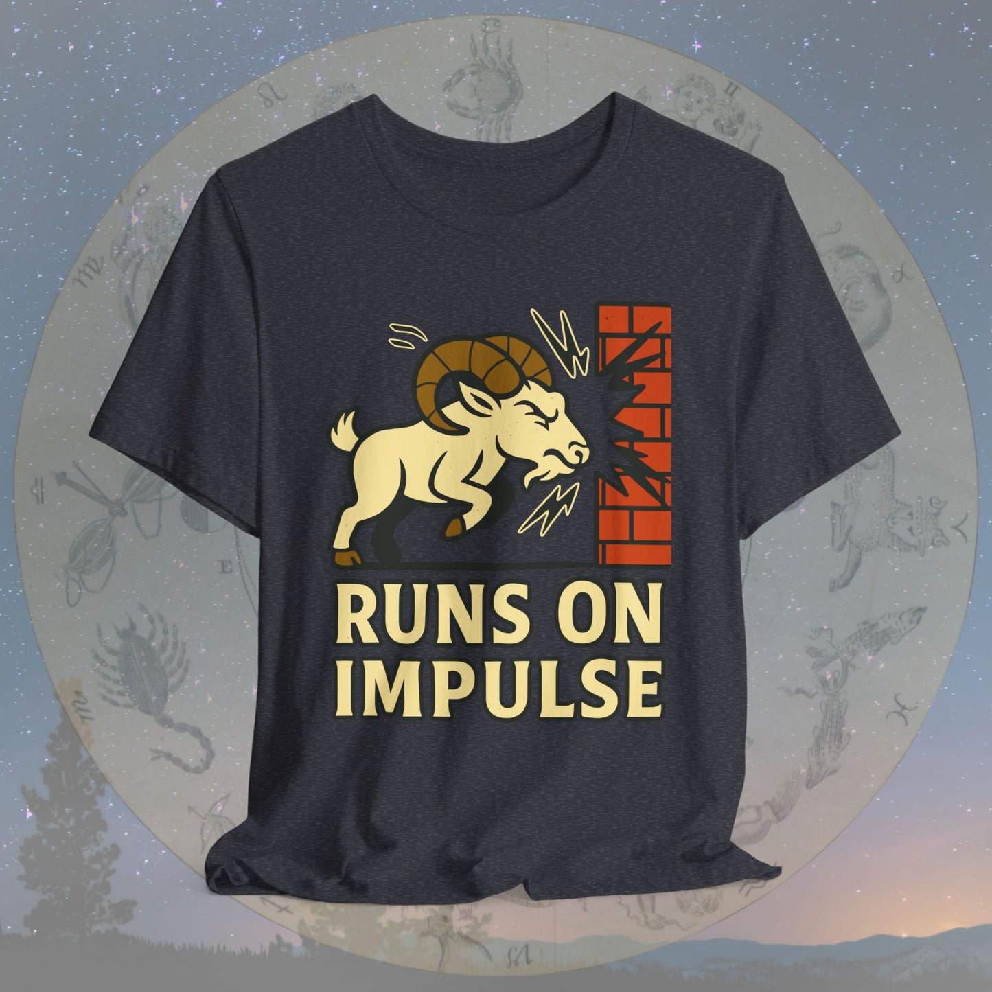 Funny Aries Impulse Driven T-Shirt