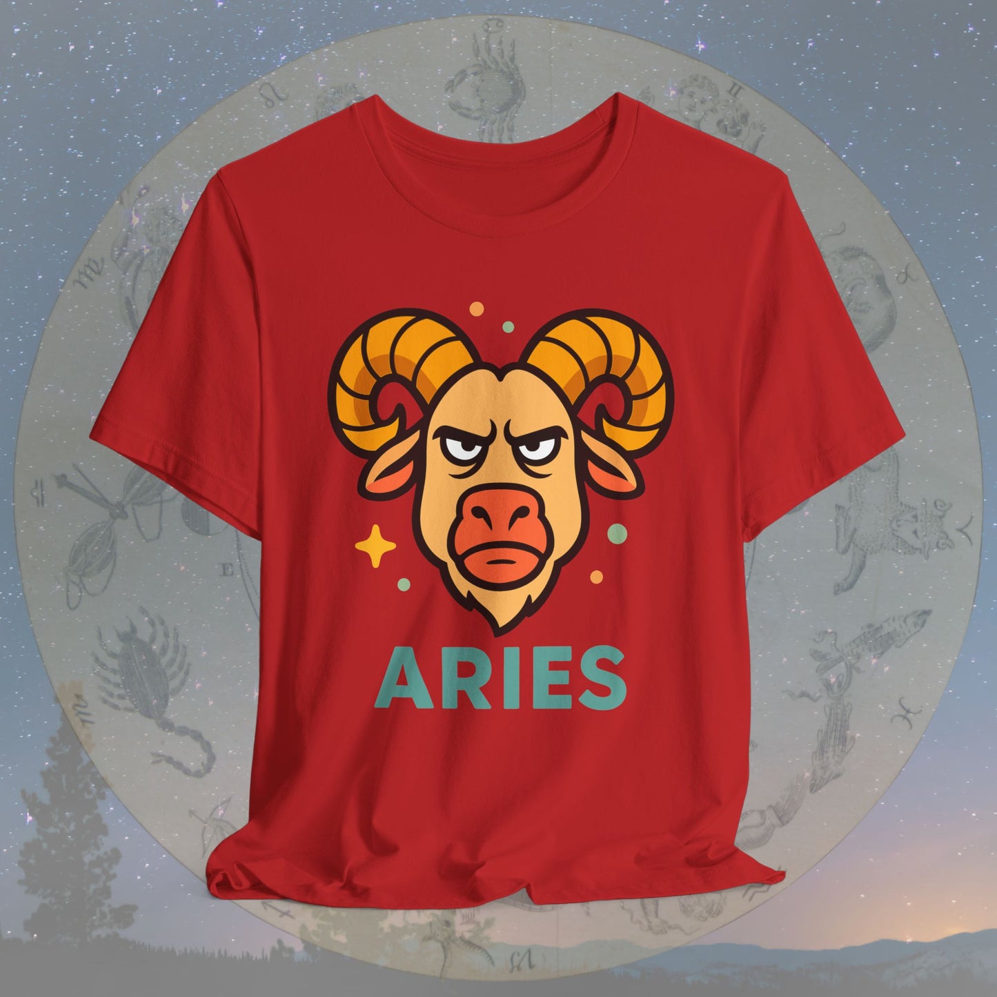 Determined Aries Zodiac Sign T-Shirt