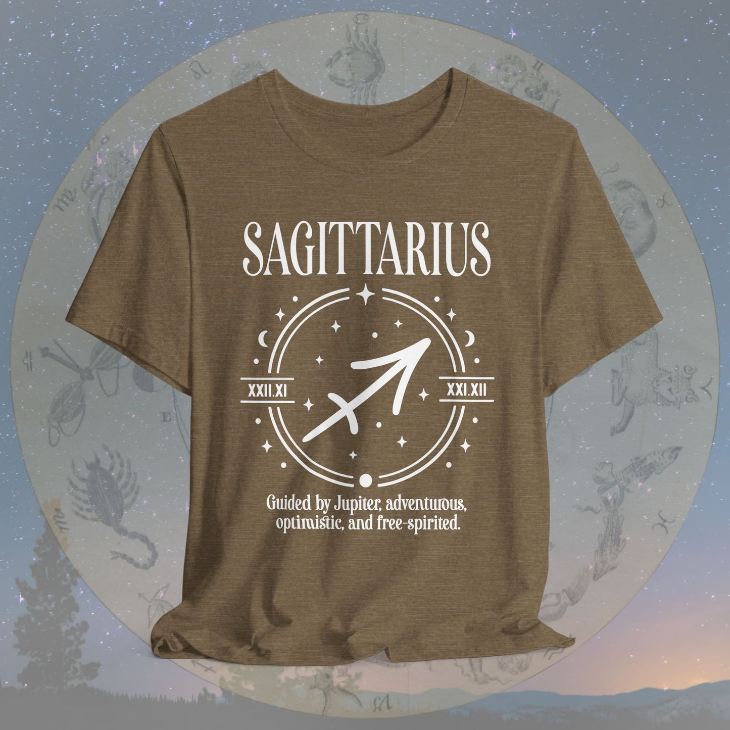 Classic Sagittarius Zodiac Sign T-Shirt