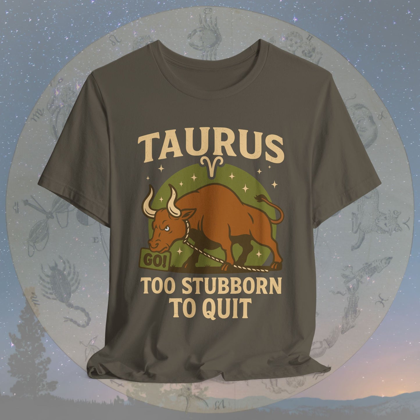 Funny Taurus Stubborn Spirit T-Shirt