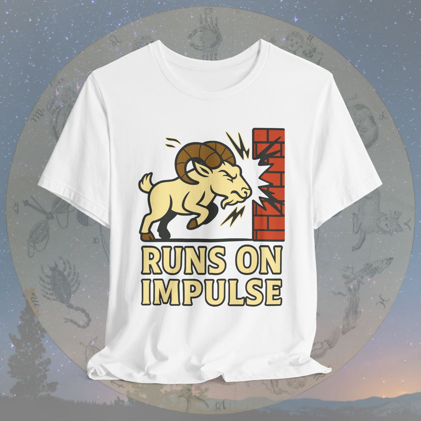 Funny Aries Impulse Driven T-Shirt