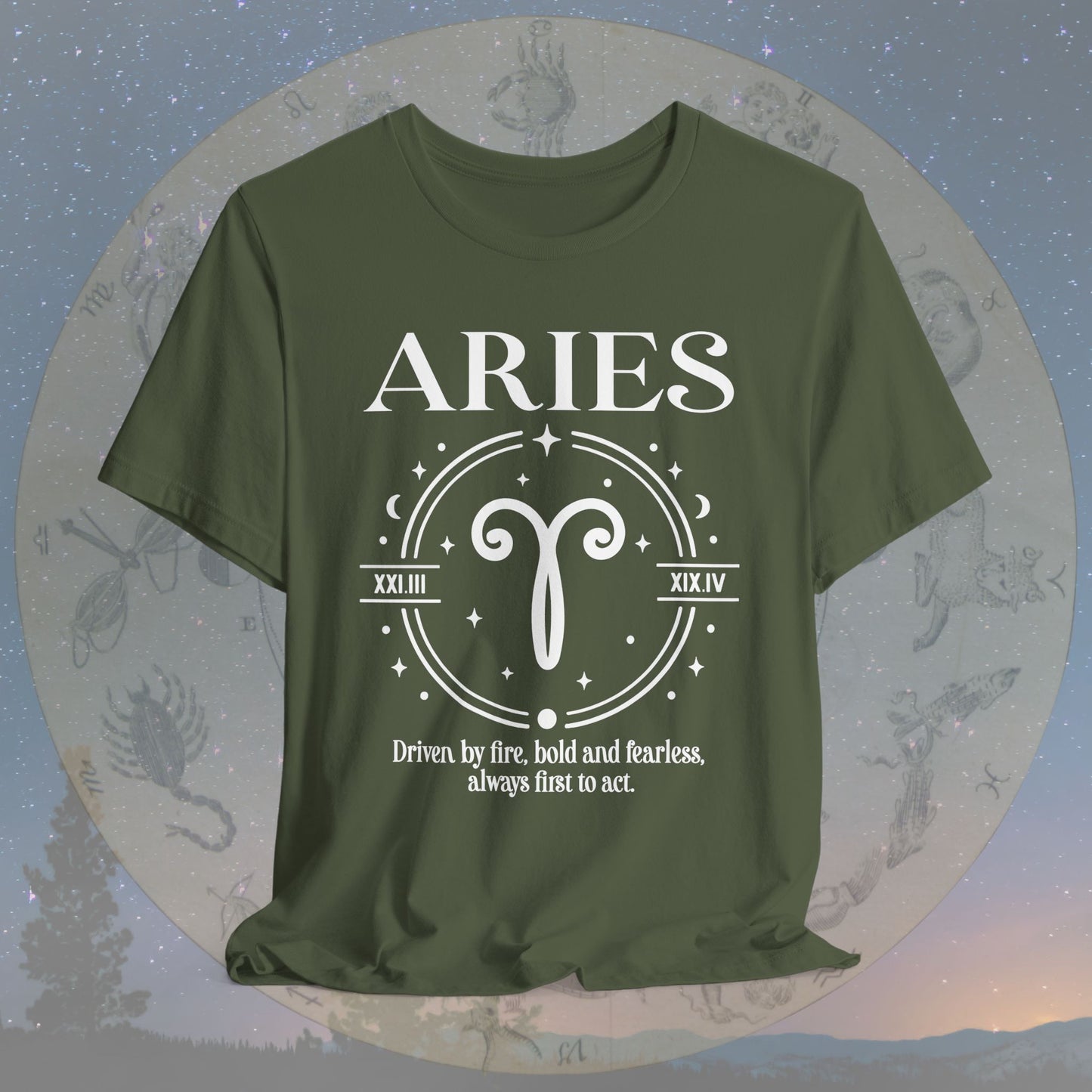 Classic Aries Zodiac Sign T-Shirt