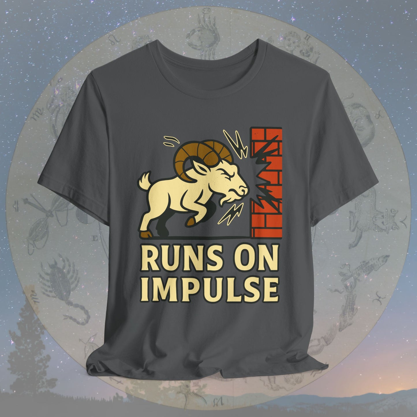 Funny Aries Impulse Driven T-Shirt