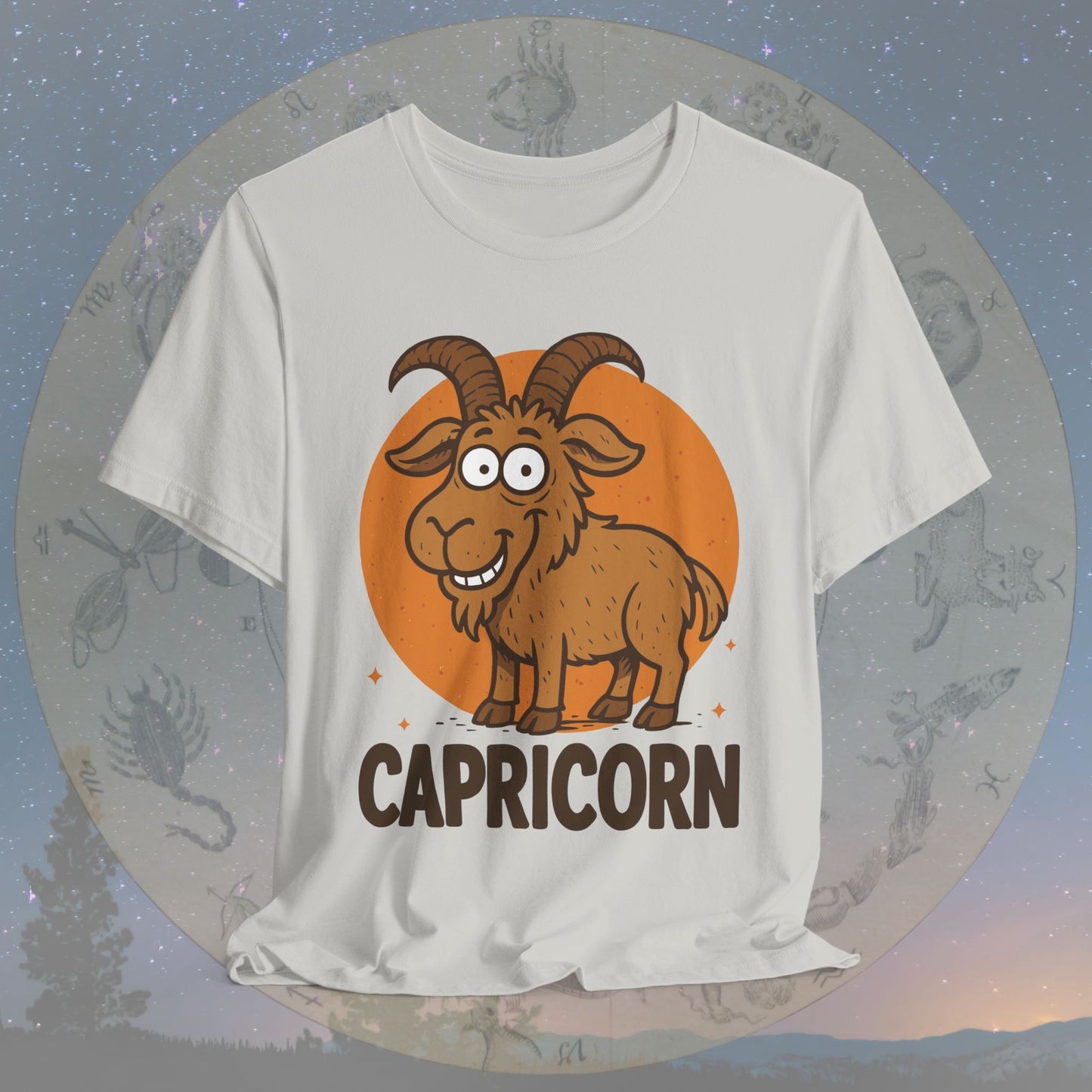 Funny Kawaii Capricorn Zodiac Sign T-Shirt
