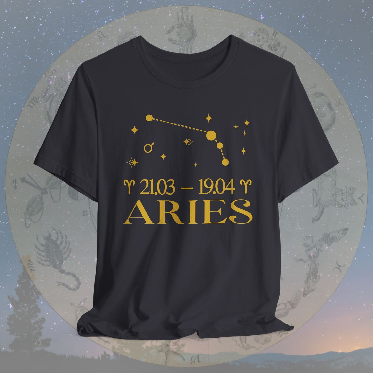 Aries Star Constellation Zodiac T-Shirt