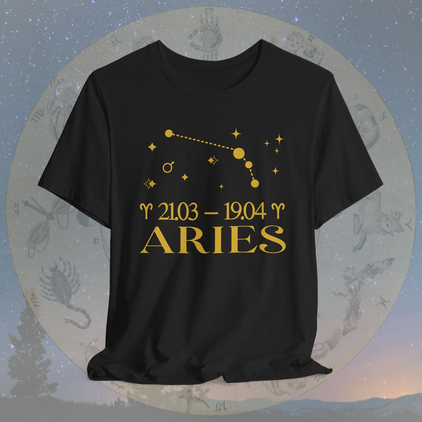 Aries Star Constellation Zodiac T-Shirt