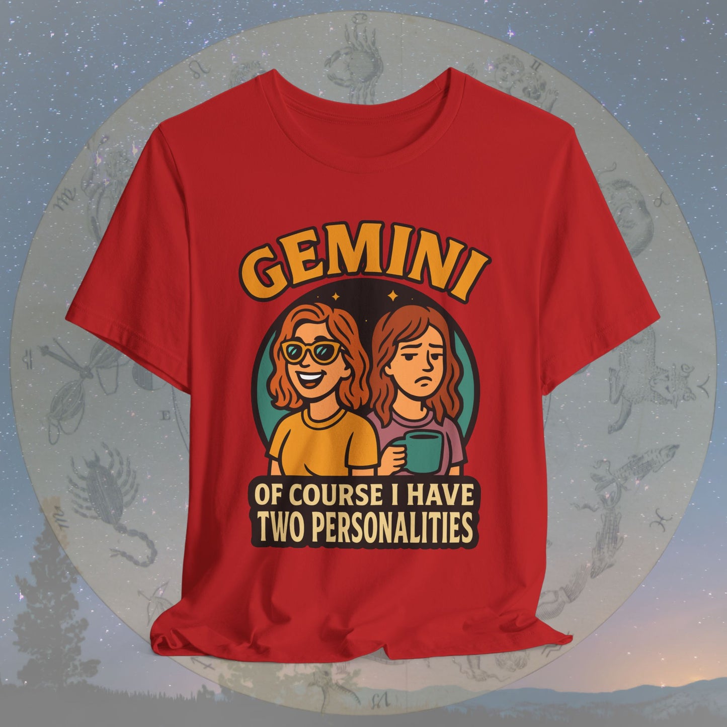 Playful Gemini Two Sides T-Shirt