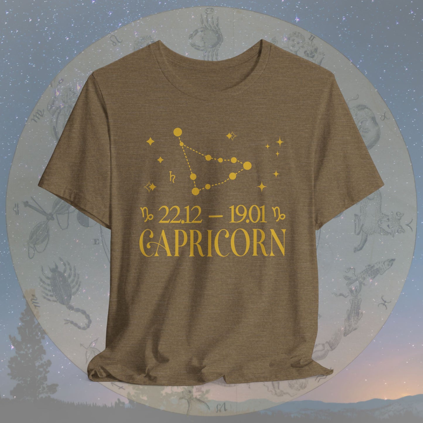 Capricorn Star Constellation Zodiac T-Shirt
