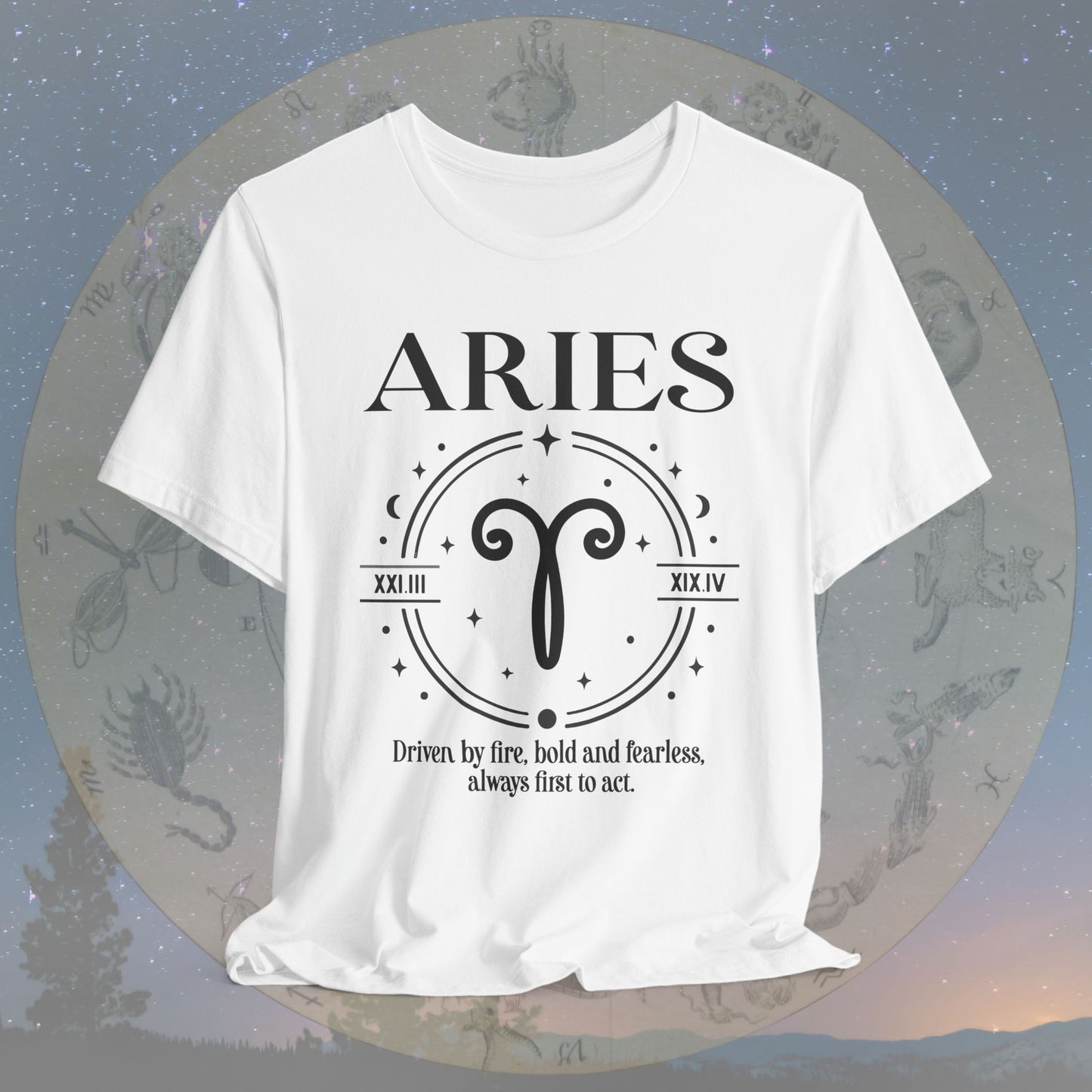 Classic Aries Zodiac Sign T-Shirt
