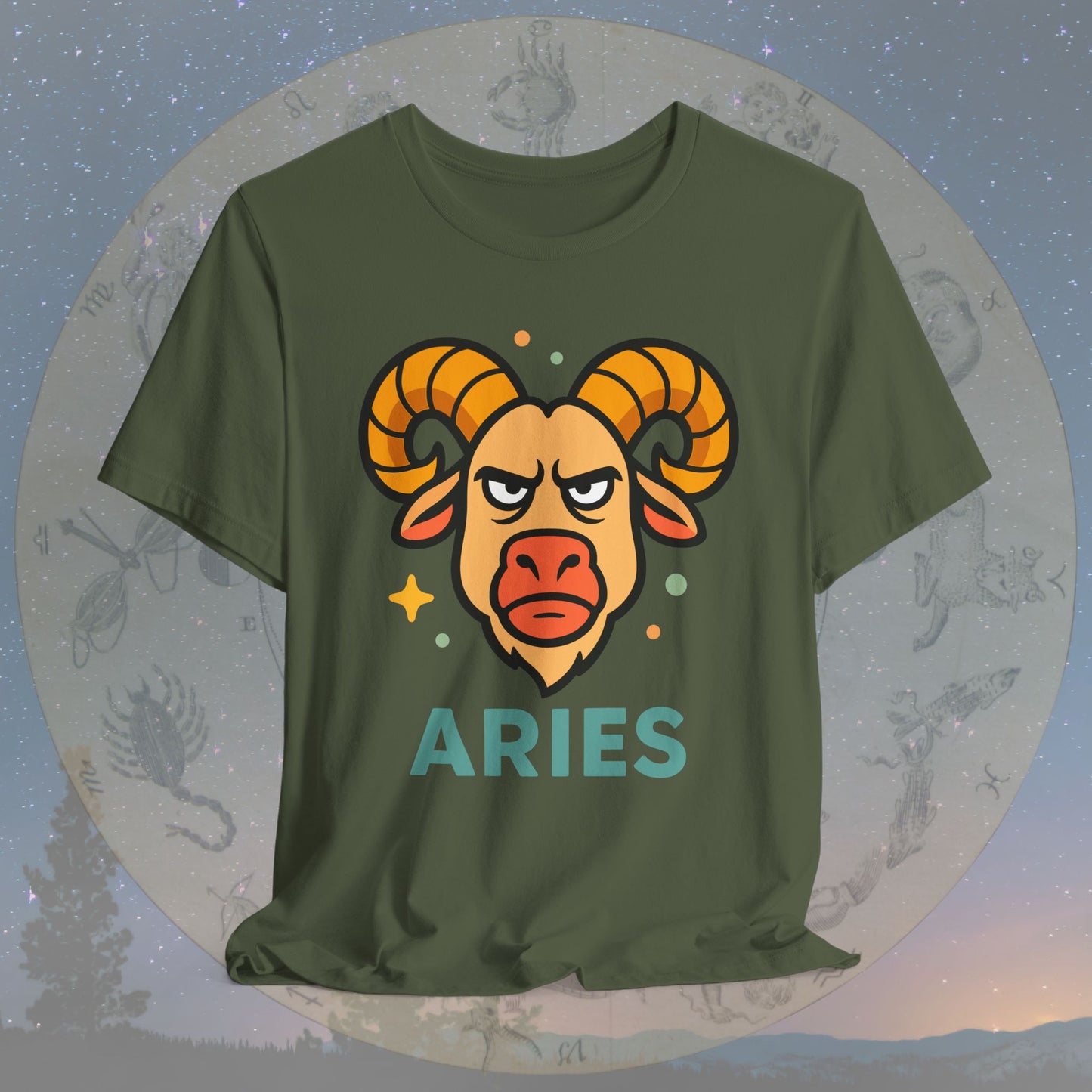 Determined Aries Zodiac Sign T-Shirt